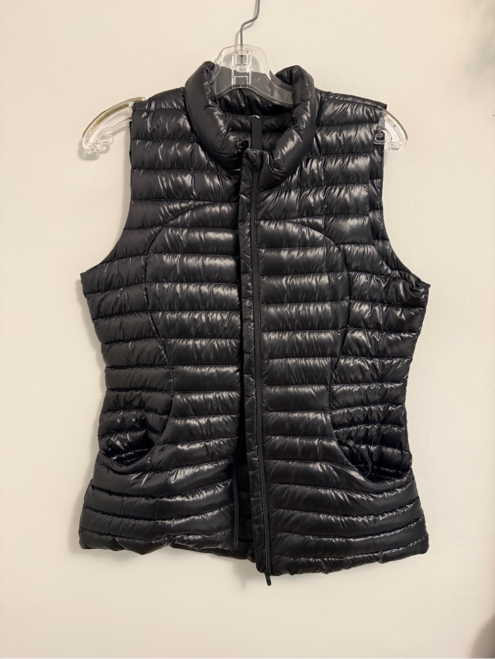 Black Quilted Puffer Vest Packable - Women